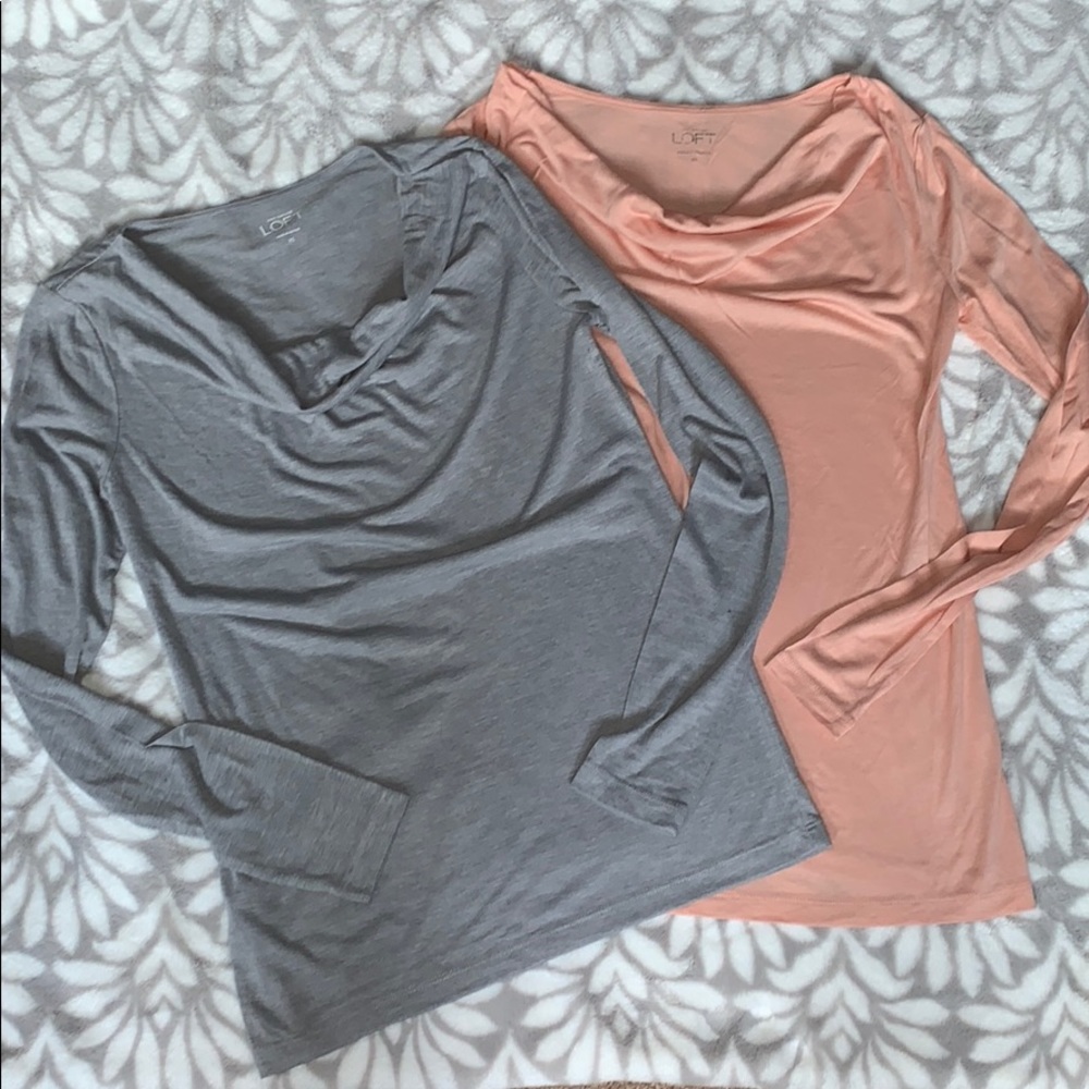 2! Loft long sleeve tops